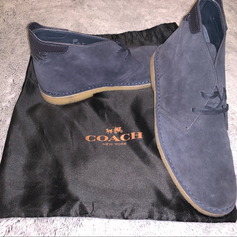 Coach Suede chukka Boot US10